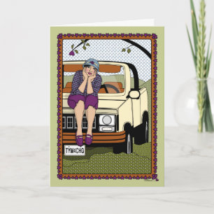 Stuck in a Rut_A_Greeting Card