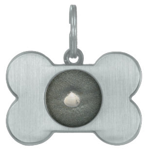 Stuck in a Shell: Minimalist Seaside Achempong Pet ID Tag
