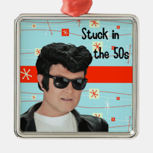 Stuck In The 50s Metal Tree Decoration