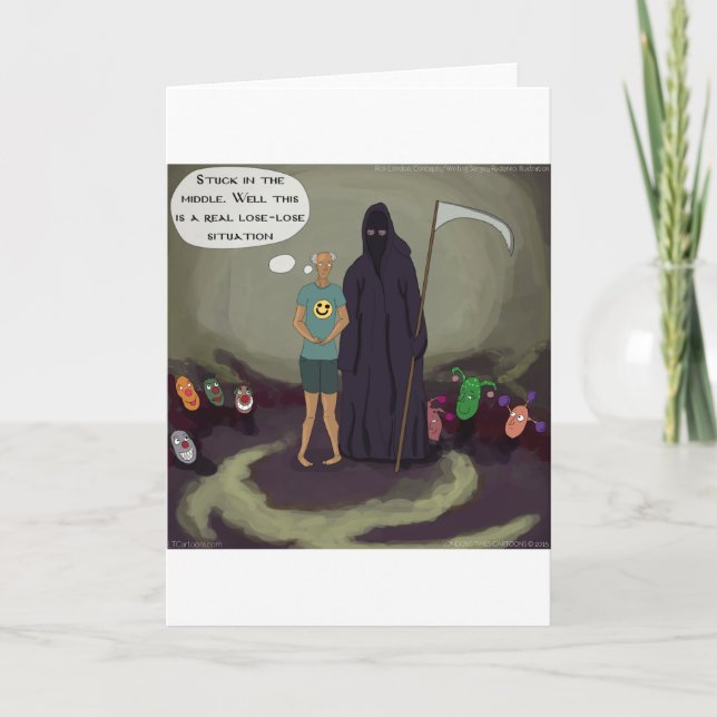 Stuck In The Middle W/Grim Reaper Funny Card (Front)