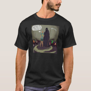 Stuck In The Middle W/Grim Reaper Funny T-Shirt