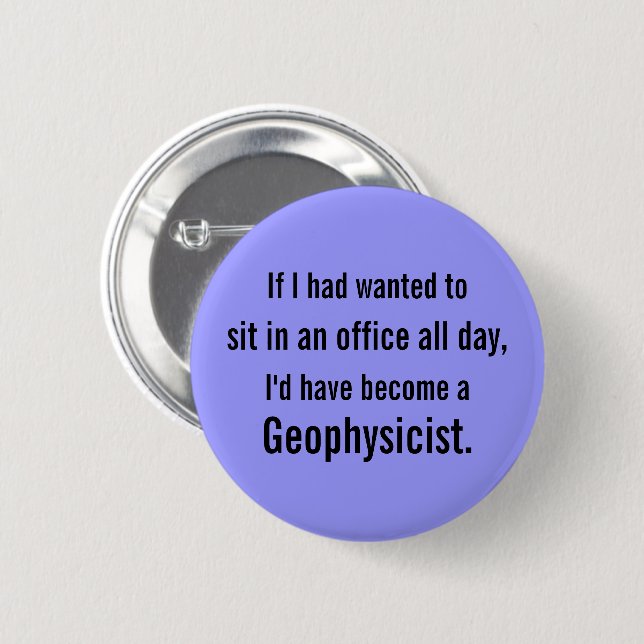 Stuck in the Office- Customisable 6 Cm Round Badge (Front & Back)