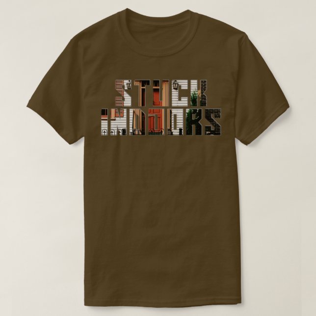 STUCK INDOORS T-Shirt (Design Front)