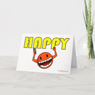 Stuck on Happy, Funny Friendship Greeting Card
