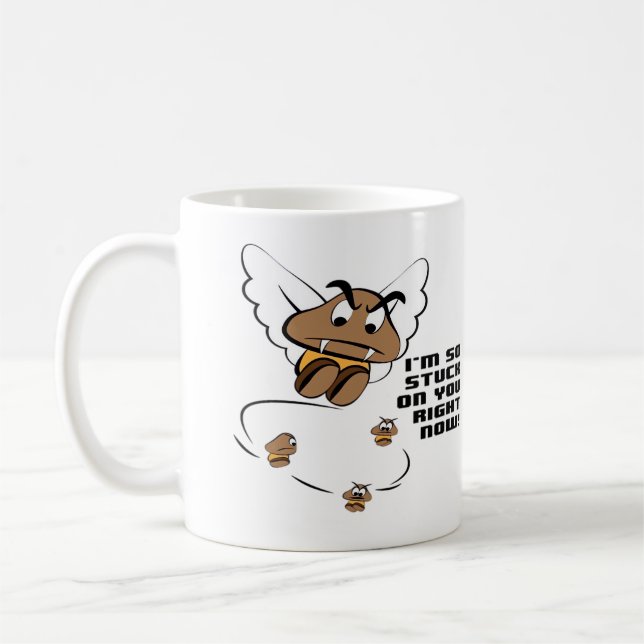 Stuck On You Clean Minimal Style  Coffee Mug (Left)