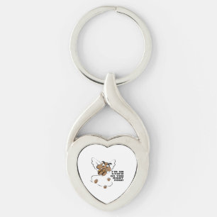 Stuck On You Clean Minimal Style  Key Ring