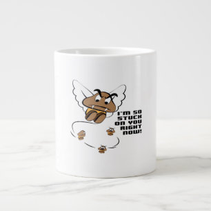 Stuck On You Clean Minimal Style  Large Coffee Mug