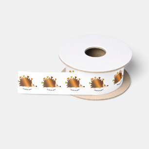 Stuck on You Hedgehog and Hearts Satin Ribbon