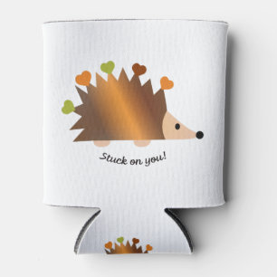 Stuck on You Hedgehogs and Hearts Can Cooler