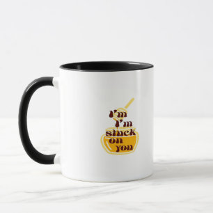 Stuck On You Minimal Love Design  Mug