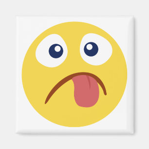 Stuck Out Tongue Emojia Magnet