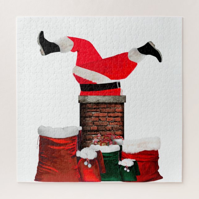 Stuck Santa Puzzle (Vertical)