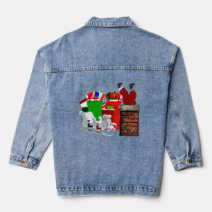 Stuck Santa Unisex Denim Jacket