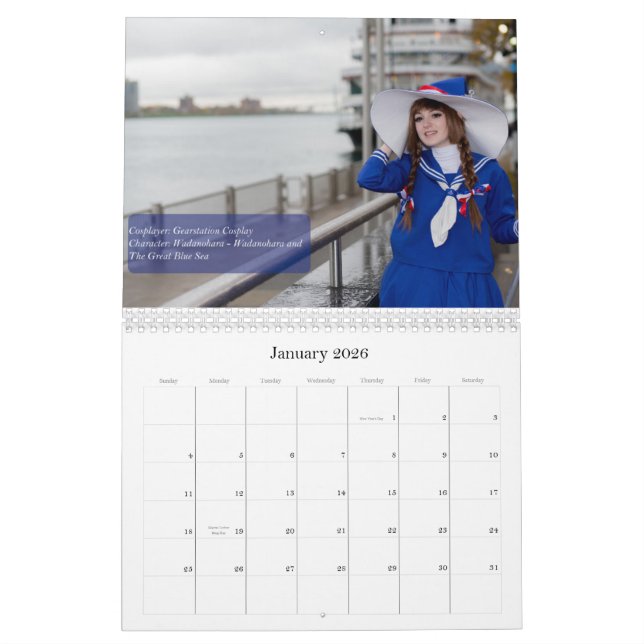 Stuckey Media 2015 Cosplay Calendar (Jan 2026)