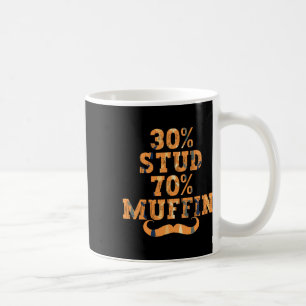 Stud 70% Muffin Dad Fathers Day Papa Daddy Coffee Mug