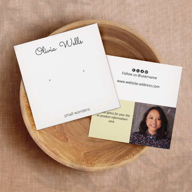  Stud Earring Photo Social Media Display Card (Creator Uploaded)