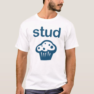 Stud Muffin (Blue) Tee Funny