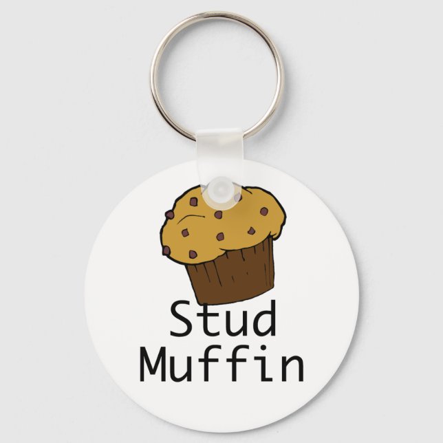 Stud Muffin Boy Key Ring (Front)