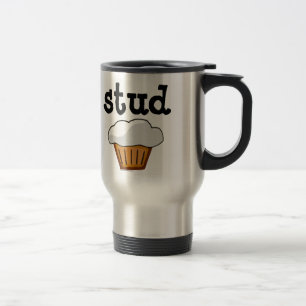 Stud Muffin, Cute Funny Baked Good Travel Mug