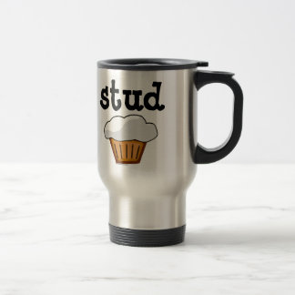 Stud Muffin, Cute Funny Baked Good Travel Mug