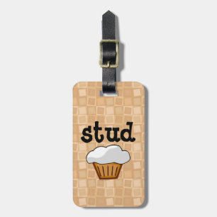 Stud Muffin Luggage Tag