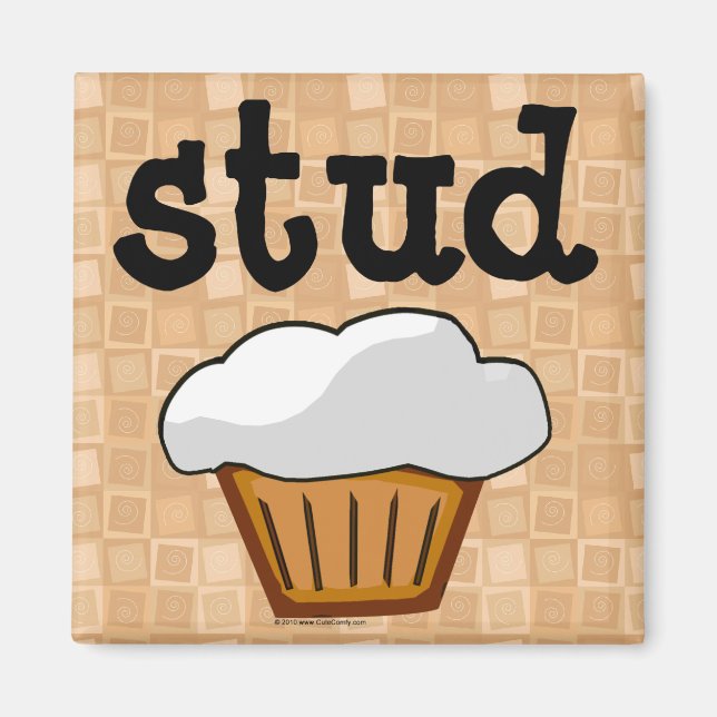 Stud Muffin Magnet (Front)