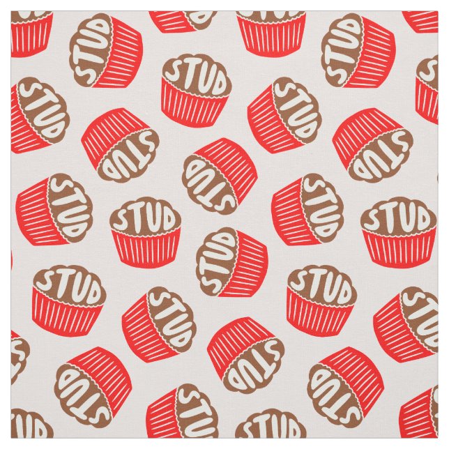 Stud Muffin Valentine Fabric (Swatch)