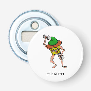 Stud Muffin Weight Lifting Bottle Opener