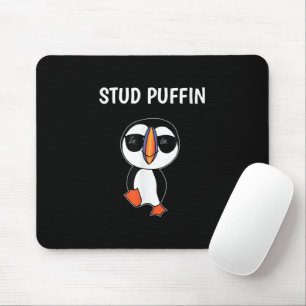 Stud Puffin Funny Bird Mouse Mat