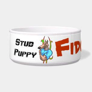 Stud Puppy Customised Dog Bowls