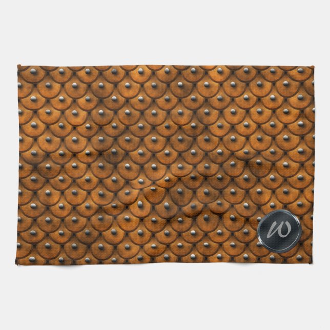 Studded Leather 1 Kitchen Towel (Horizontal)