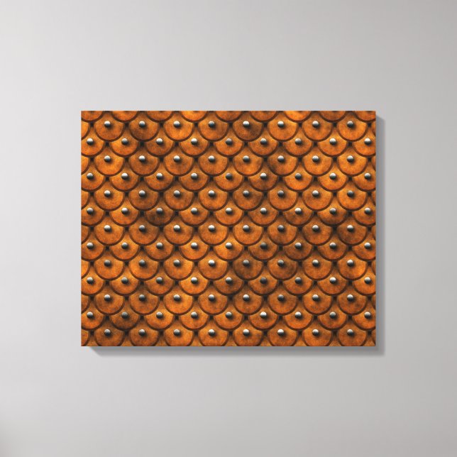 Studded Leather 1 Wrapped Canvas (Front)