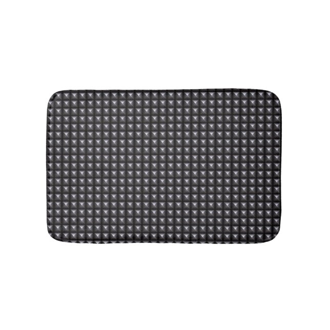 Studded Steel Texture Bath Mat (Front)