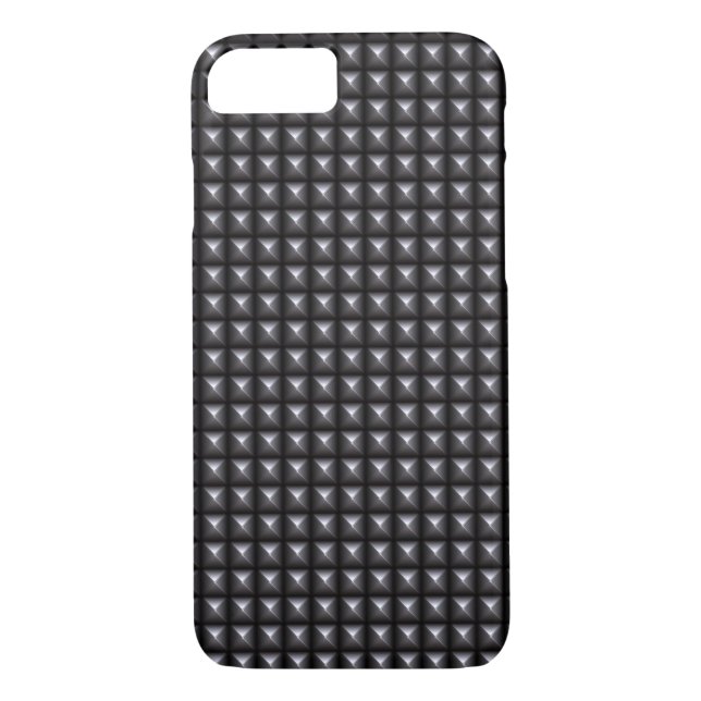 Studded Steel Texture Case-Mate iPhone Case (Back)