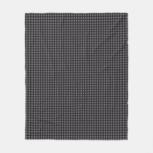 Studded Steel Texture Fleece Blanket