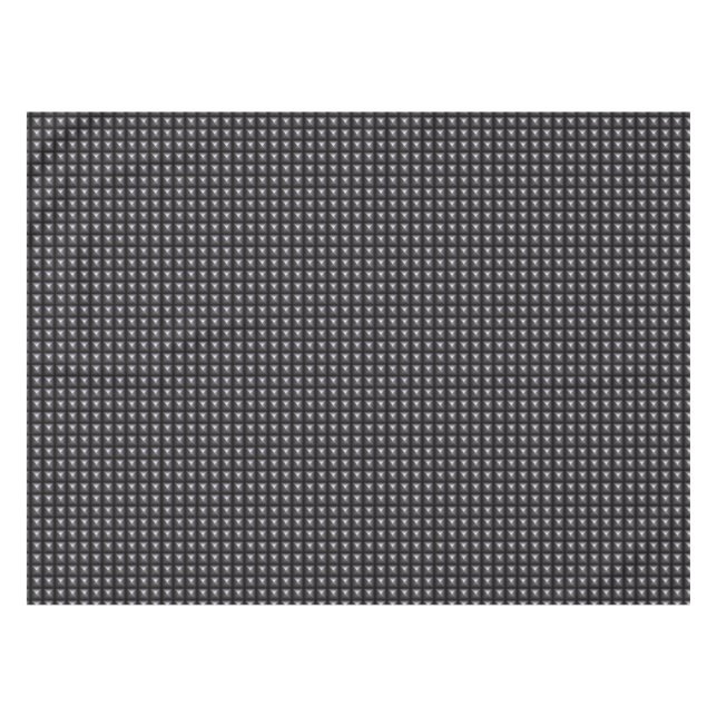 Studded Steel Texture Tablecloth (Front (Horizontal))
