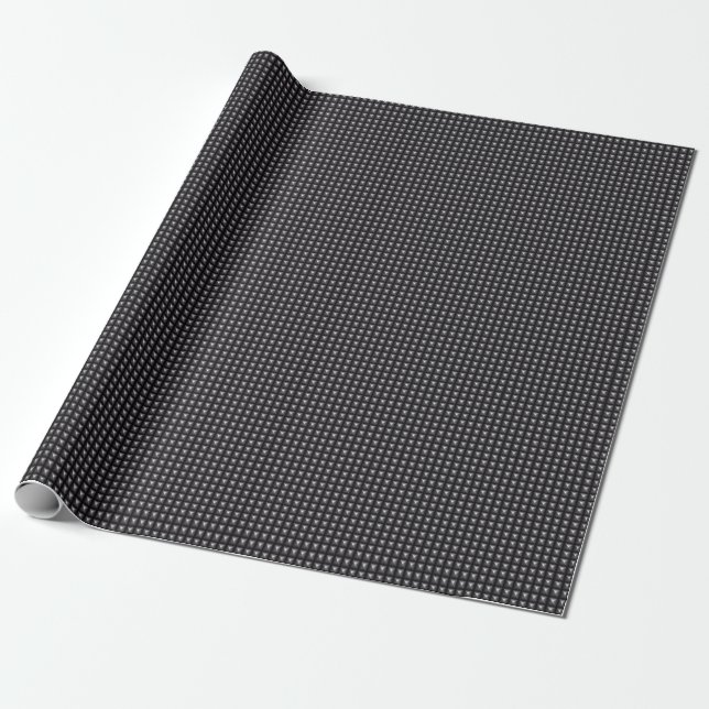 Studded Steel Texture Wrapping Paper (Unrolled)