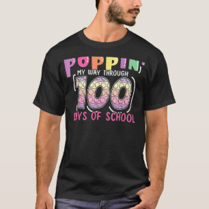 Student 100th Days Pop Bubble Fidget 100 Days Of S T-Shirt