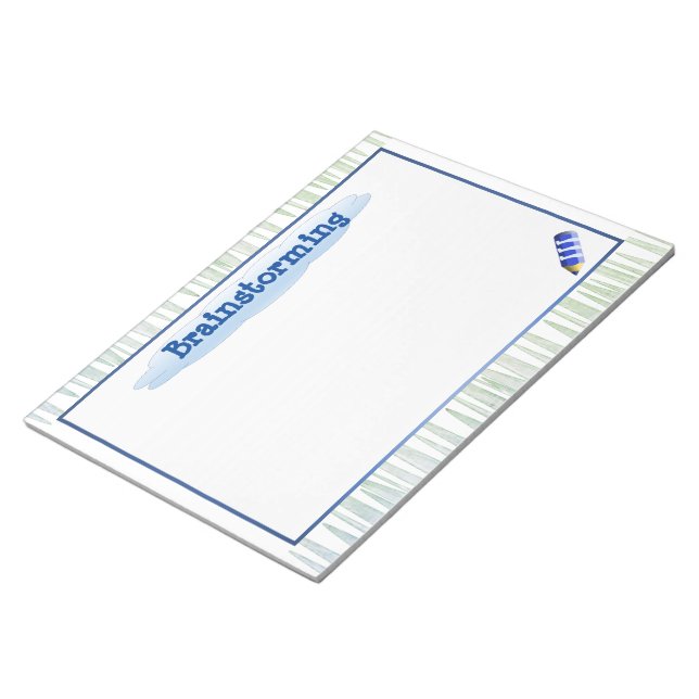 Student Brainstorming and Formula Notepad (Angled)