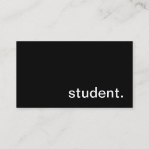 Student Business Card