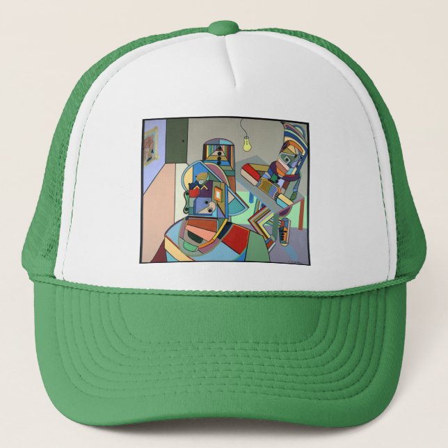 "Student" by Ruchell Alexander Trucker Hat (Front)