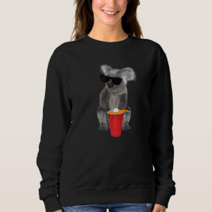 Student College Beer Pong Red Cup Party Pun Beer Sweatshirt