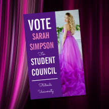 Student Council & Class President Voting Poster |