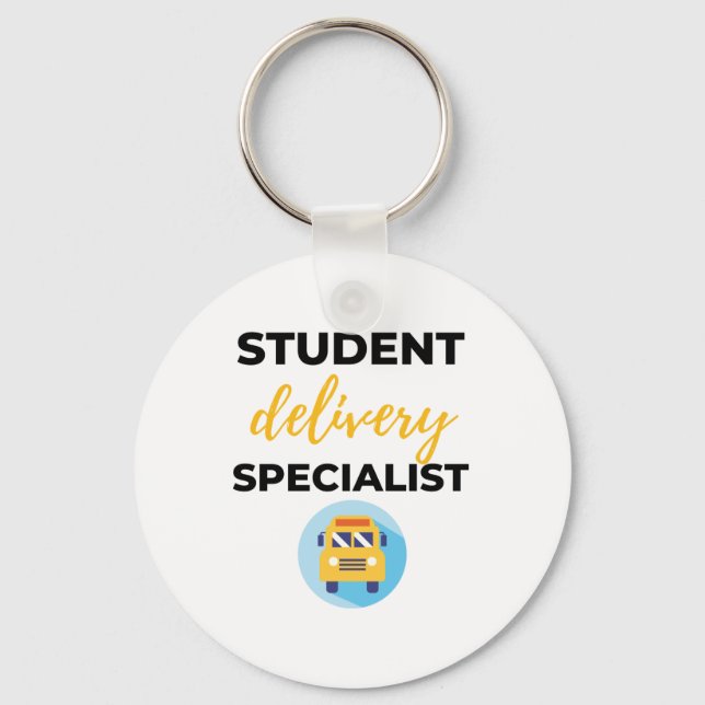 Student Delivery Specialist bl Key Ring (Front)