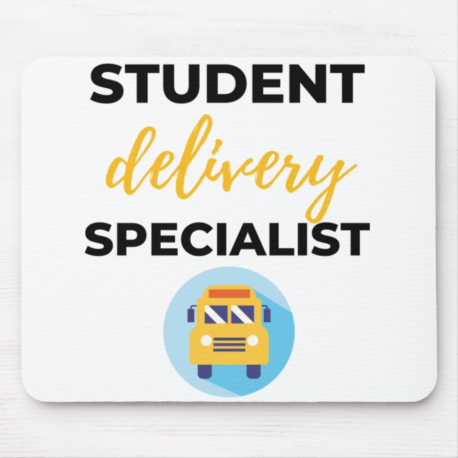 Student Delivery Specialist bl Mouse Mat (Front)