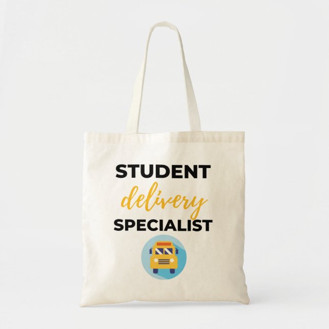 Student Delivery Specialist bl Tote Bag (Front)