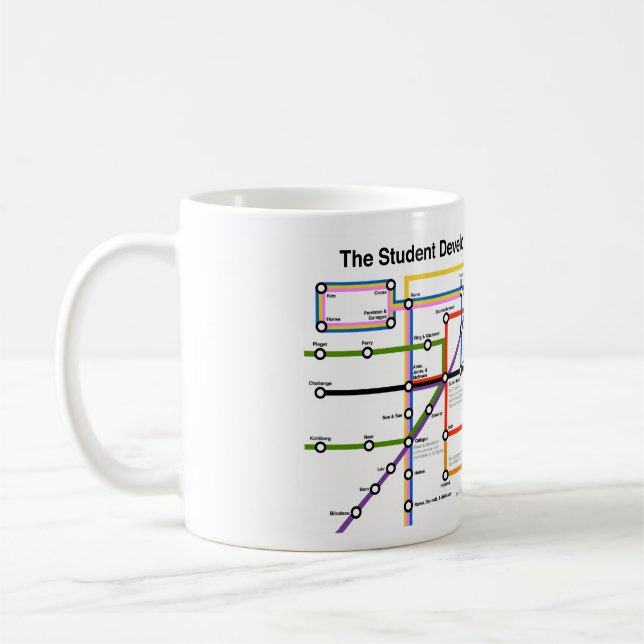 Student Development Transit System Map Mug (Left)