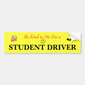 Student Driver Bumper Sticker