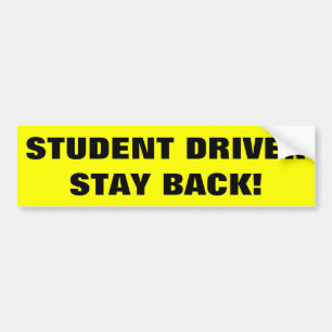 Student Driver Bumper Sticker