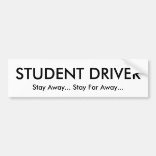 Student Driver Bumper Sticker